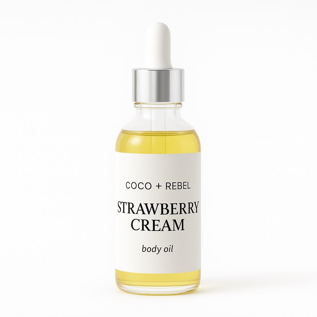 STRAWBERRY CREAM BODY OIL