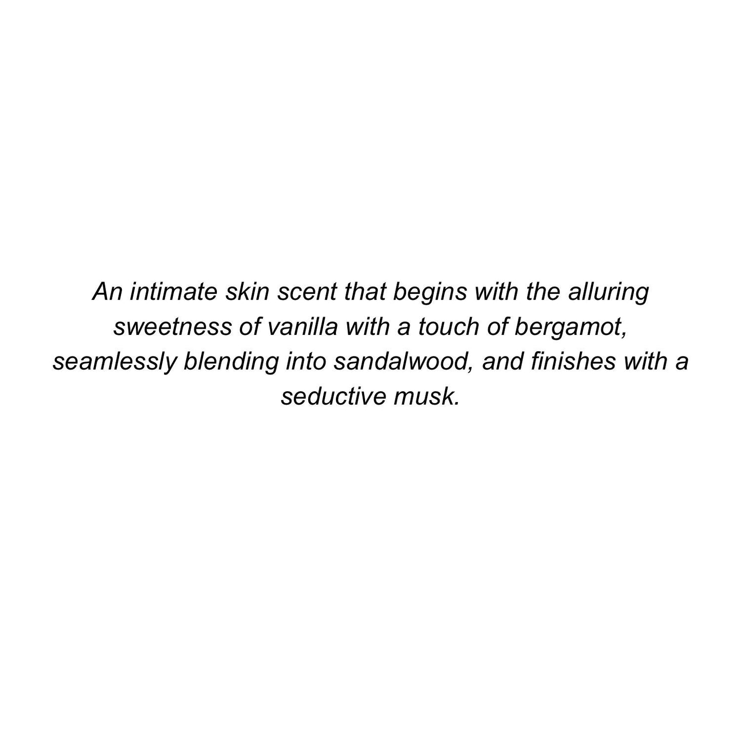 VANILLA + SANDALWOOD EAU DE PARFUM